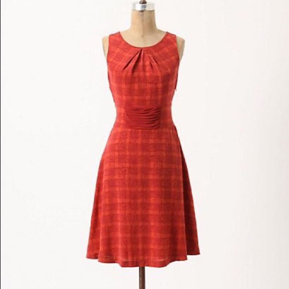 Vintage Anthro Goji Plaid Dress